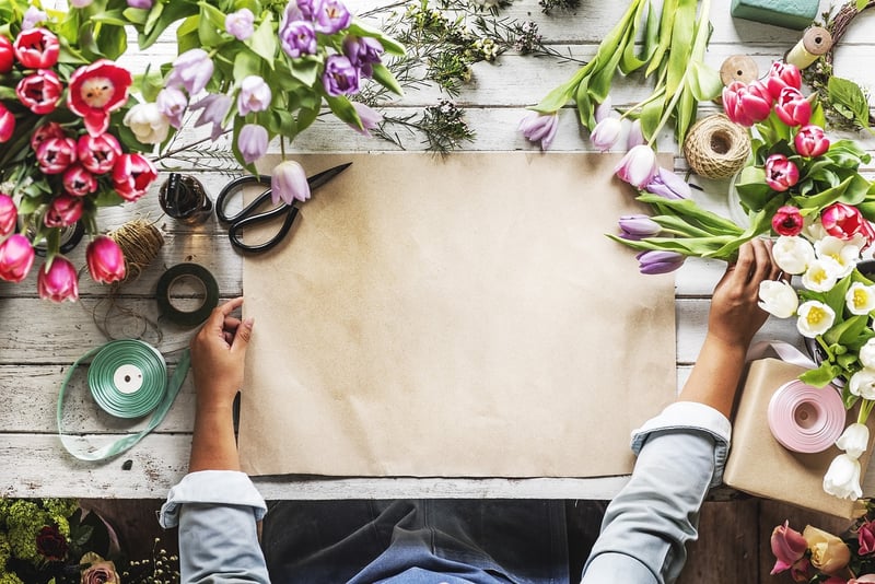 Vintage Floral Art